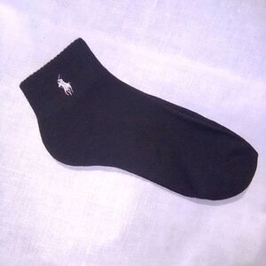 Ralph Lauren Men's Black Casual Socks 1 Pair